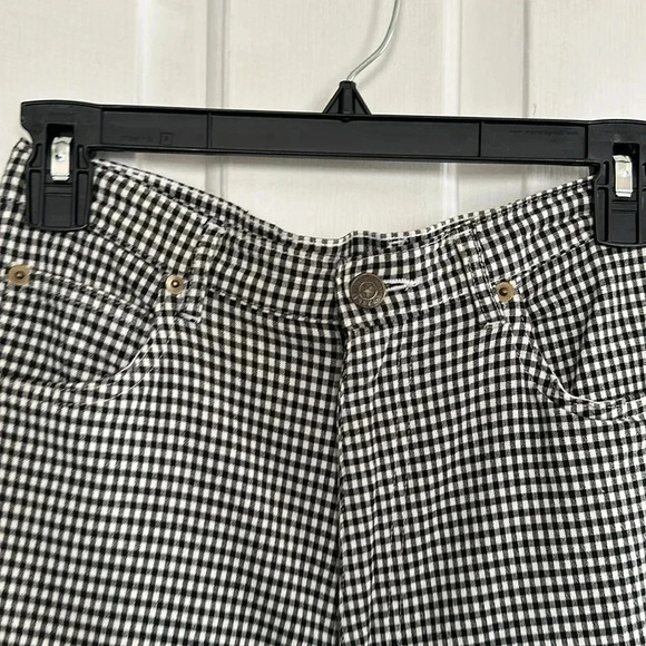 Premier International Black and White Checkered Capri Size 10 - Picture 3 of 4